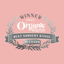 Organic Palm Moses Basket - 2025 Platinum Award Winner for the Best Nursery Range in The Organic & Sustainable Baby Awards | Nursery Furniture & Baby Essentials - Clair de Lune UK