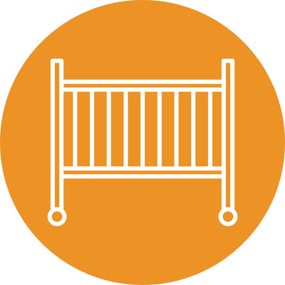 Sleep and safety items icon