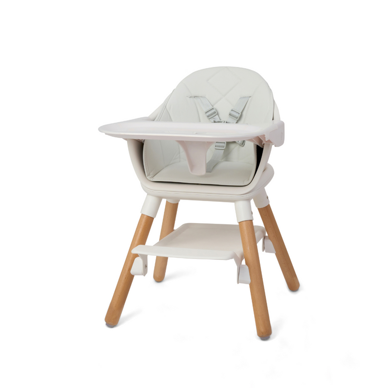 White 6in1 High Chair as a baby stool  | High chairs | Feeding & Weaning | Toddler Furniture - Clair de Lune UK