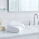 Marshmallow White Hooded Baby Towel | Baby Hooded Towel | Baby Bath Time Essentials - Clair de Lune UK