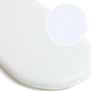 Close up of the breathable fabric on the 3D mesh wicker moses basket mattress | Moses baby basket mattress | Moses & bassinet Accessories | Nursery - Clair de Lune UK