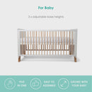 Essentials Cot Bed Transition from Cot Bed to Toddler Bed | Cots, Cot Beds & Toddler Beds | Nursery Furniture - Clair de Lune UK