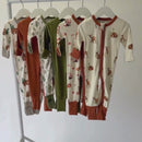 GrowGrows Organic Fleeting Fawn Sleepsuit