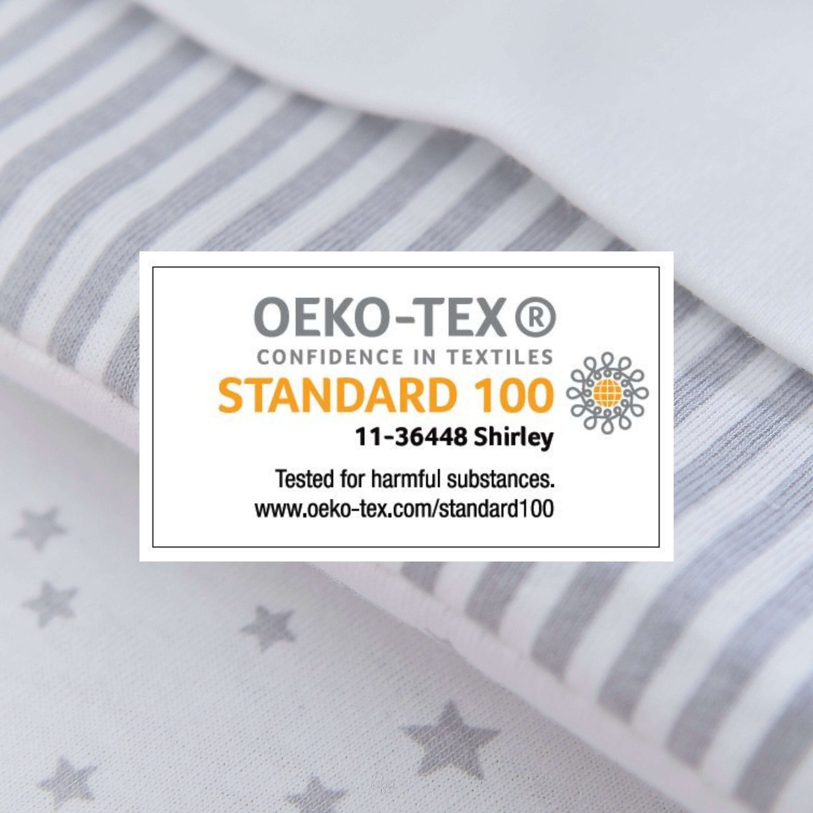 Stars & Stripes 2 Pack Fitted Cot Bed Sheets 140 x 70 cm Soft Baby Sheets Cot, Cot Bed