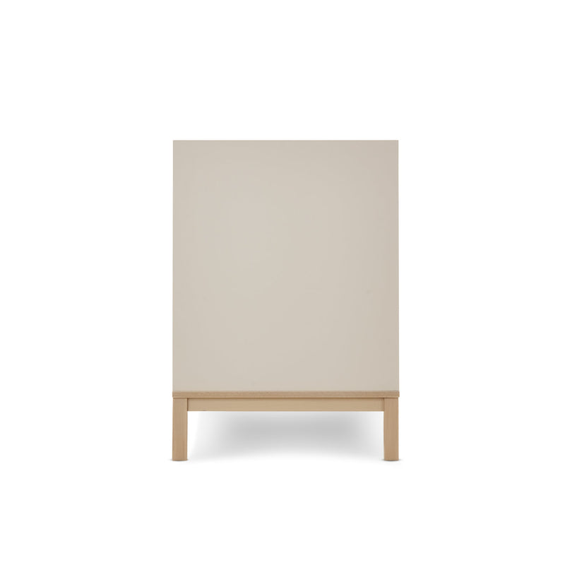 The side of the cot bed from the Natural Cashmere Obaby Astrid Mini 2 Piece Room Set | Nursery Furniture Sets | Room Sets | Nursery Furniture - Clair de Lune UK