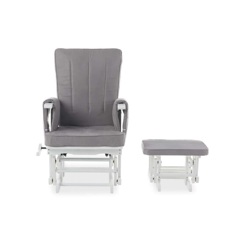 Obaby Deluxe Reclining Glider Chair und Hocker