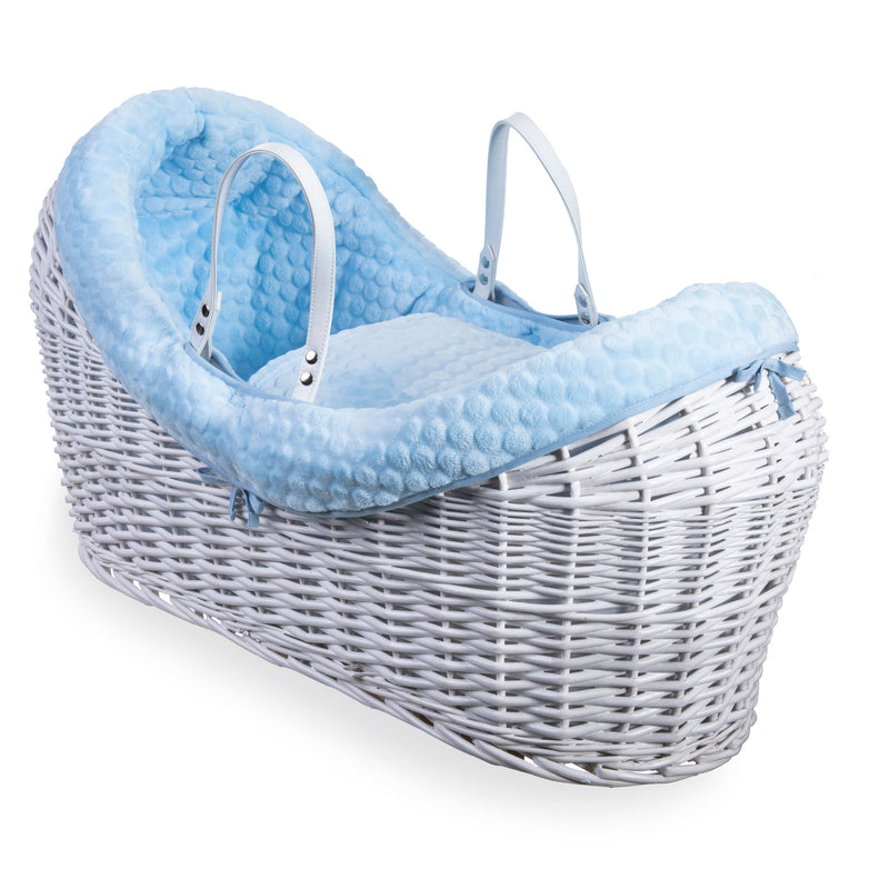 Blue Marshmallow White Wrapover® Noah Pod® | Bassinets | Nursery Furniture - Clair de Lune UK