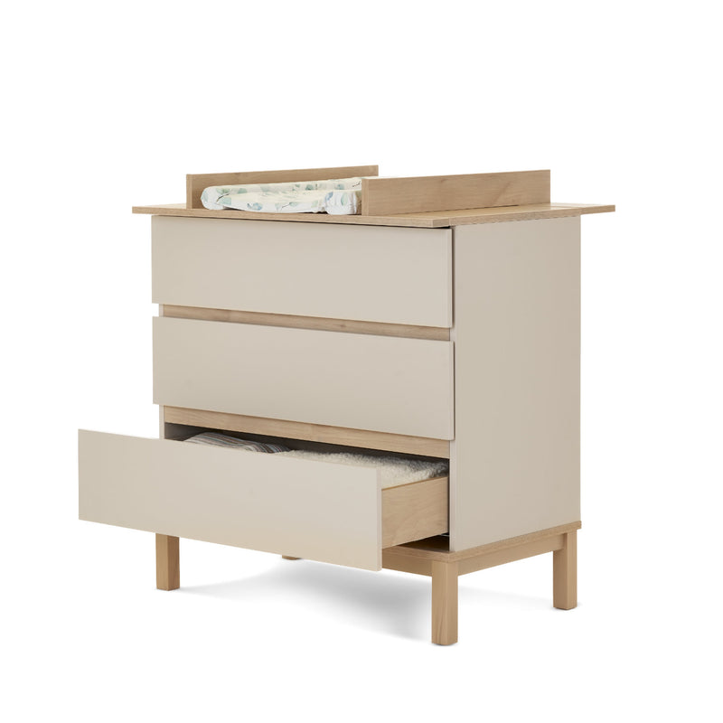 The changer of the Natural Cashmere Obaby Astrid Mini 2 Piece Room Set | Nursery Furniture Sets | Room Sets | Nursery Furniture - Clair de Lune UK