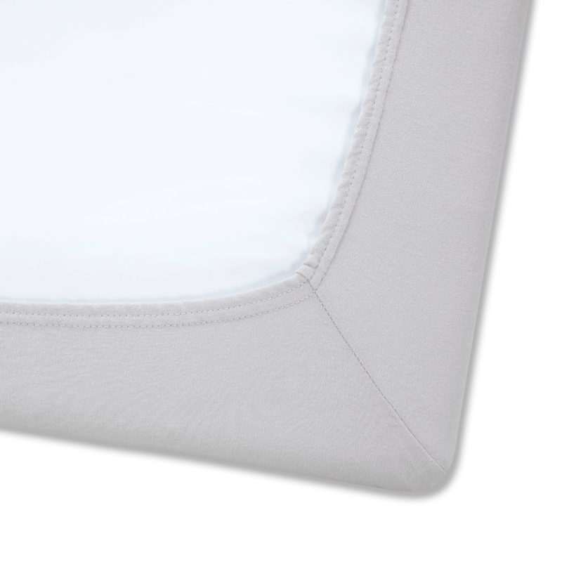 Micro-Fresh® 2 Pack White Fitted Travel Cot Sheets - 92 x 60.5 cm with an elasticated edge | Soft Baby Sheets | Cot, Cot Bed, Pram, Crib & Moses Basket Bedding - Clair de Lune UK