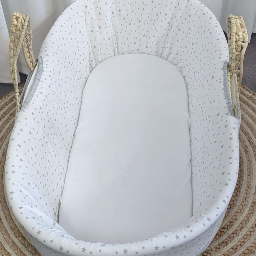 Moses Basket Mattress Protector Soft Baby Sheets Cot, Cot Bed