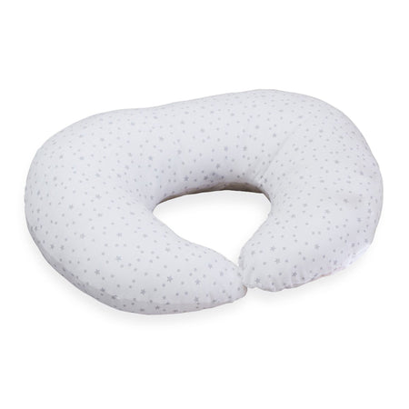 Grey Stars & Stripes Nursing Pillow | Pregnancy & Feeding Pillows - Clair de Lune UK