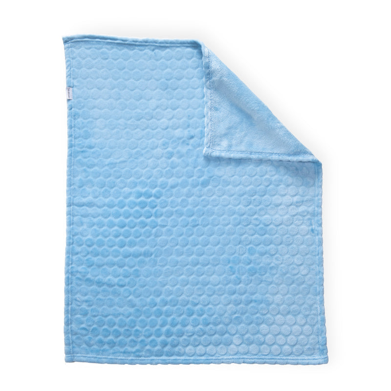 Blue Marshmallow Baby Blanket | Cosy Baby Blankets | Nursery Bedding | Newborn, Baby and Toddler Essentials - Clair de Lune UK