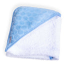 Folded Blue Marshmallow Hooded Towel | Baby Bathing & Changing Essentials - Clair de Lune UK
