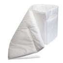 Folded Quilted Liner for Moses Basket | Moses Baby Basket Dressing | Nursery Bedding | Moses Basket Accessories  - Clair de Lune UK