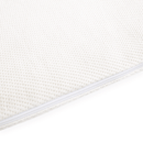 The breathable cover of the Natural Bamboo Bedside Crib Mattress (76 x 40 cm) | Bedside & Folding Crib Mattresses | Baby Mattresses | Bedding | Nursery Furniture - Clair de Lune UK