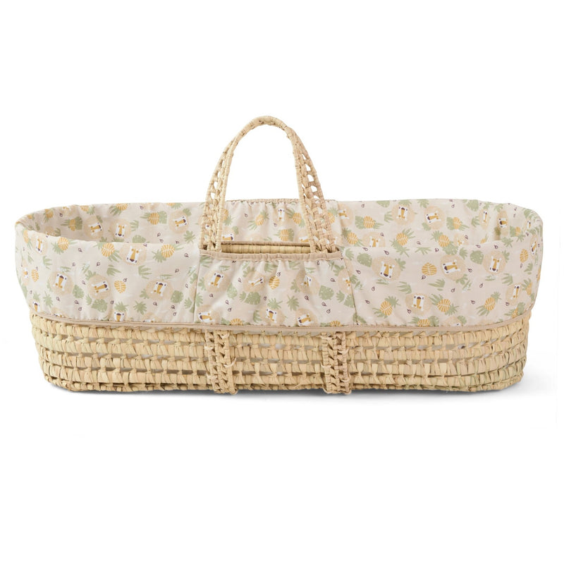 Safari Palm Moses Basket | Moses Baskets | Co-sleepers | Nursery Furniture - Clair de Lune UK