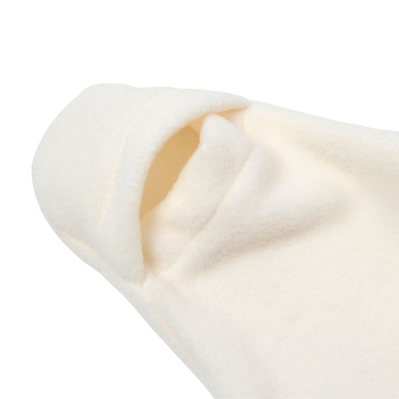 The arm of the Cream Star Fleece Baby Wrap Blanket | Cosy Baby Blankets | Nursery Bedding | Newborn, Baby and Toddler Essentials - Clair de Lune UK