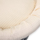 Moses Basket Bedding Set made from breathable soft waffle fabrics | Moses Baby Basket Dressings | Bassinet Accessories | Nursery - Clair de Lune UK