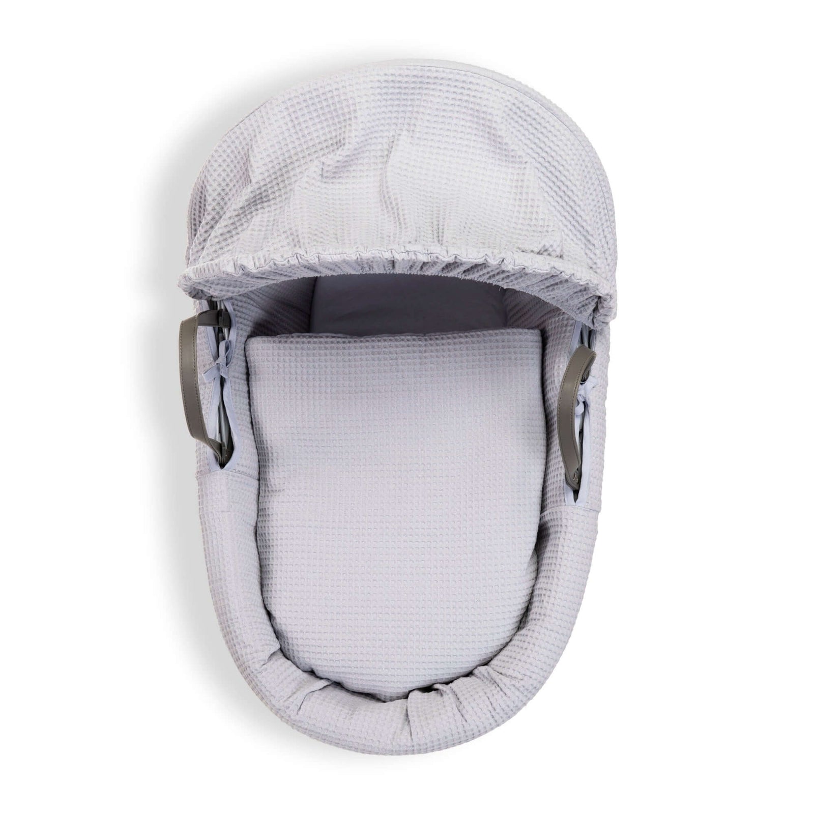 Waffle Moses Basket Bedding Set Bedding Clair de Lune UK