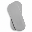 Grey 2 Pack Universal Cotton Moses Basket Sheets - 74 x 30 cm | Soft Baby Sheets | Cot, Cot Bed, Pram, Crib & Moses Basket Bedding - Clair de Lune UK