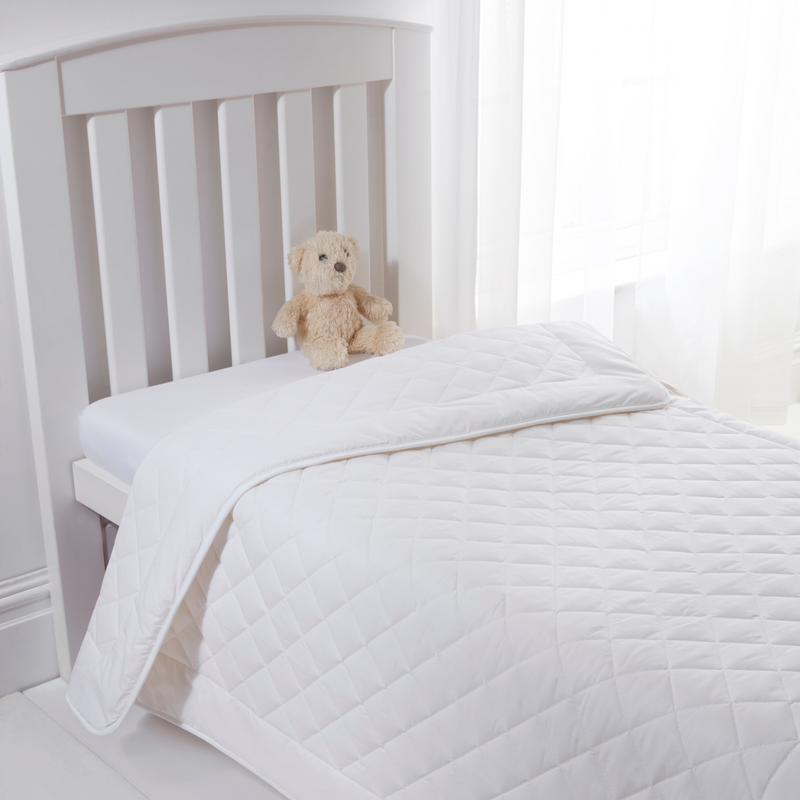 Micro-Fresh® 4.0 Tog Wool Cot Bed Duvet | Cosy Baby Blankets | Nursery Bedding | Newborn, Baby and Toddler Essentials - Clair de Lune UK