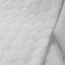 Super snuggly white Marshmallow Baby Blanket zoomed in | Moses Baby Baskets, Bassinets | Nursery Furniture - Clair de Lune UK