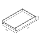 Obaby Stamford Space Saver Cot & Cot Top Changer