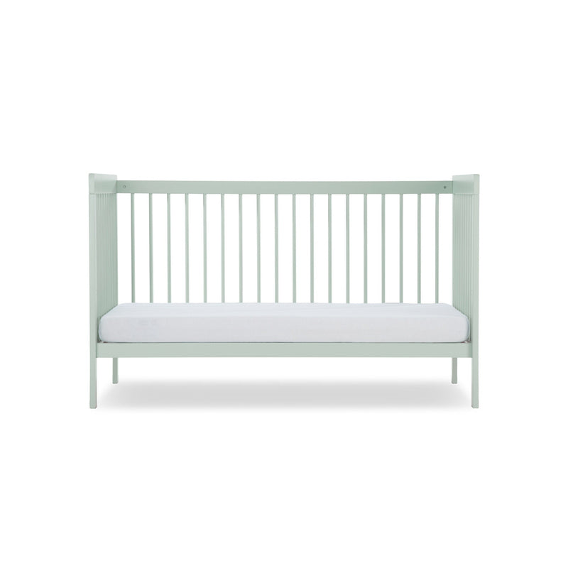 Pastel Sage Green CuddleCo Nola Cot bed | Cots, Cot Beds, Toddler & Kid Beds | Nursery Furniture - Clair de Lune UK
