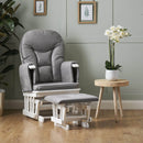 Obaby Award-Winning Reclining Glider Chair and Stool