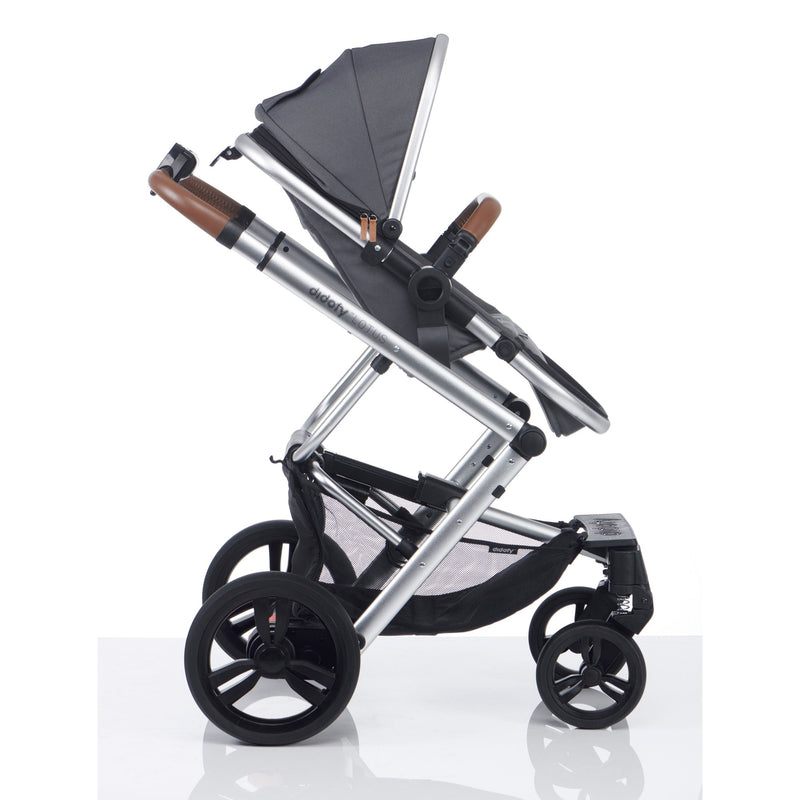  Didofy Grey Lotus Auto Folding Pushchair - 3 in 1 Bundle | Didofy | Pushchairs and Travel Systems | Baby & Kid Travel - Clair de Lune UK