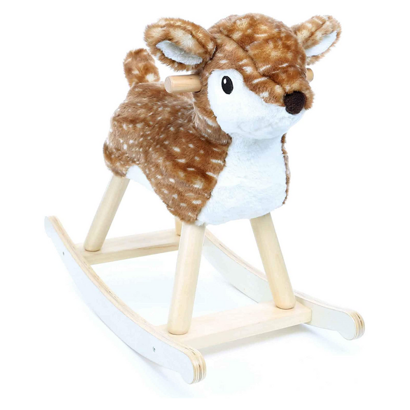 Little Bird Told Me Willow Rocking Deer | Rocking Animals | Montessori Activities For Babies & Kids | Toys | Baby Shower, Birthday & Christmas - Clair de Lune UK