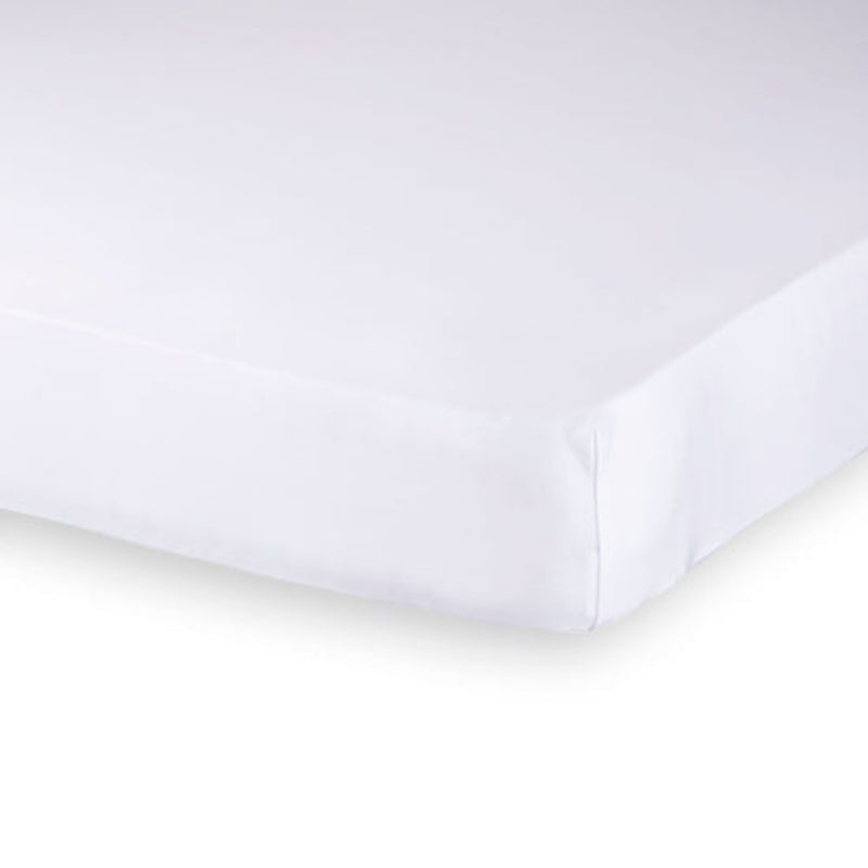 The waterproof bedside crib mattress protector from the Natural Bamboo Bedside Crib Mattress (76 x 40 cm) bundle | Bedside & Folding Crib Mattresses | Baby Mattresses | Bedding | Nursery Furniture - Clair de Lune UK