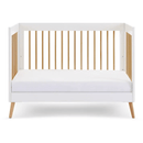  White Natural Obaby Award-Winning Maya Mini Cot Bed as a toddler bed | Cots, Cot Beds, Toddler & Kid Beds | Nursery Furniture - Clair de Lune UK