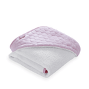 Folded Pink Marshmallow Hooded Towel | Baby Bathing & Changing Essentials - Clair de Lune UK