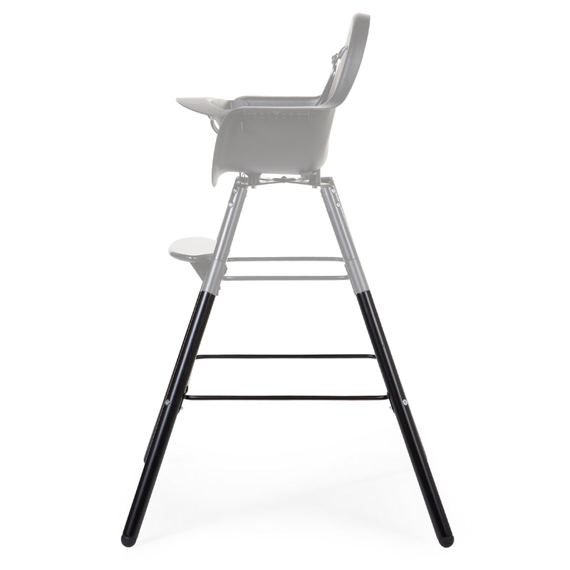 Black Childhome Evolu 2 Extra Long Legs with Footstep | Highchairs | Feeding & Weaning - Clair de Lune UK