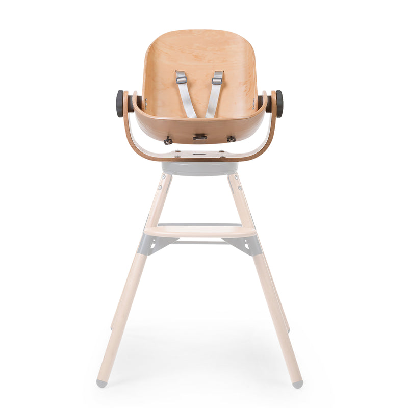 The front of the Natural/Anthracite Childhome Evolu Newborn Seat (For Evolu & One80°) | Highchairs | Feeding & Weaning - Clair de Lune UK