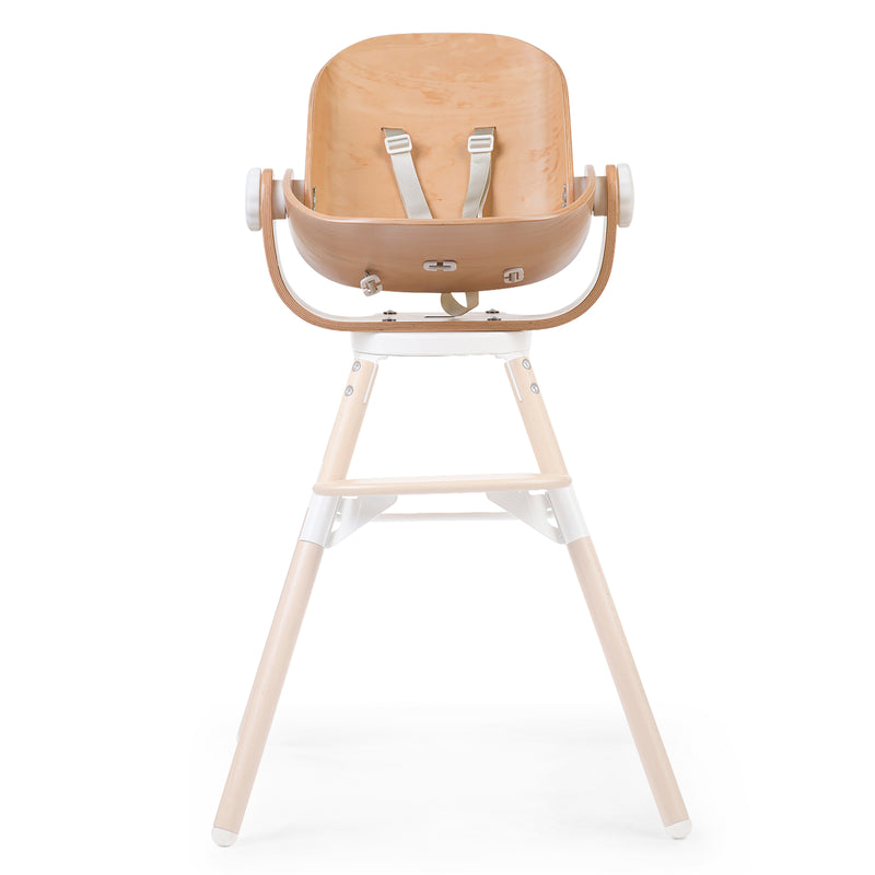 The front of the The Natural/White Childhome Evolu Newborn Seat (For Evolu & One80°) | Highchairs | Feeding & Weaning - Clair de Lune UK