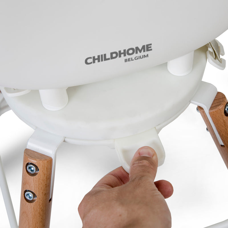 The details of the Childhome Evolu One.80° Chair - 2 In 1 with Bumper | Highchairs | Feeding & Weaning - Clair de Lune UK