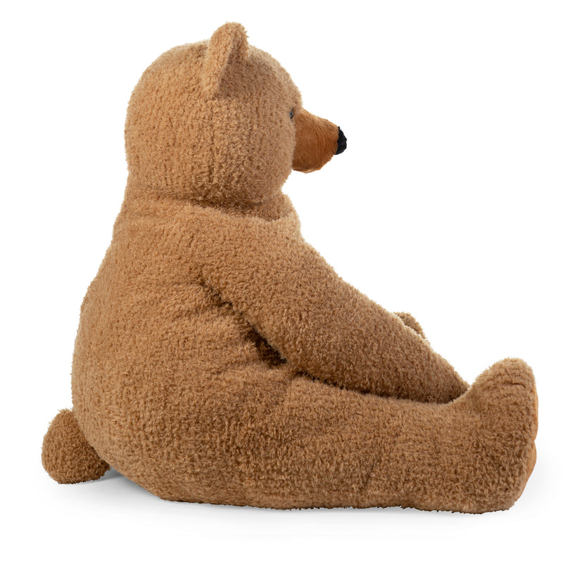 The side of the larger Childhome Sitting Teddy | Bear Toys | Baby Shower, Birthday & Christmas Gifts - Clair de Lune UK