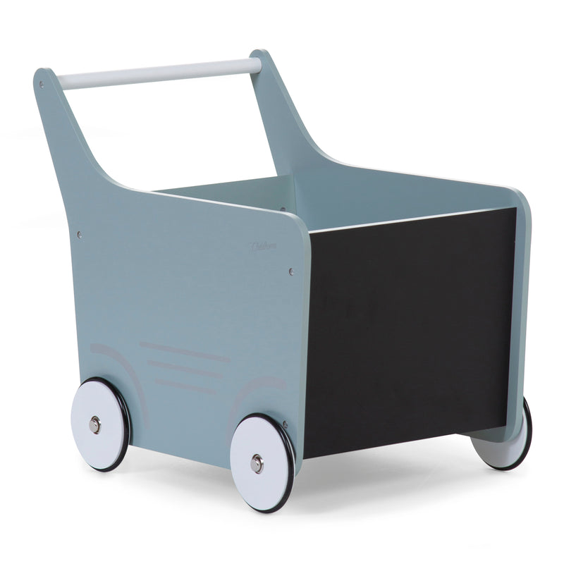 Mint Childhome Wooden Toy Stroller with a blackboard for drawings | Toys | Baby Shower, Birthday & Christmas Gifts - Clair de Lune UK